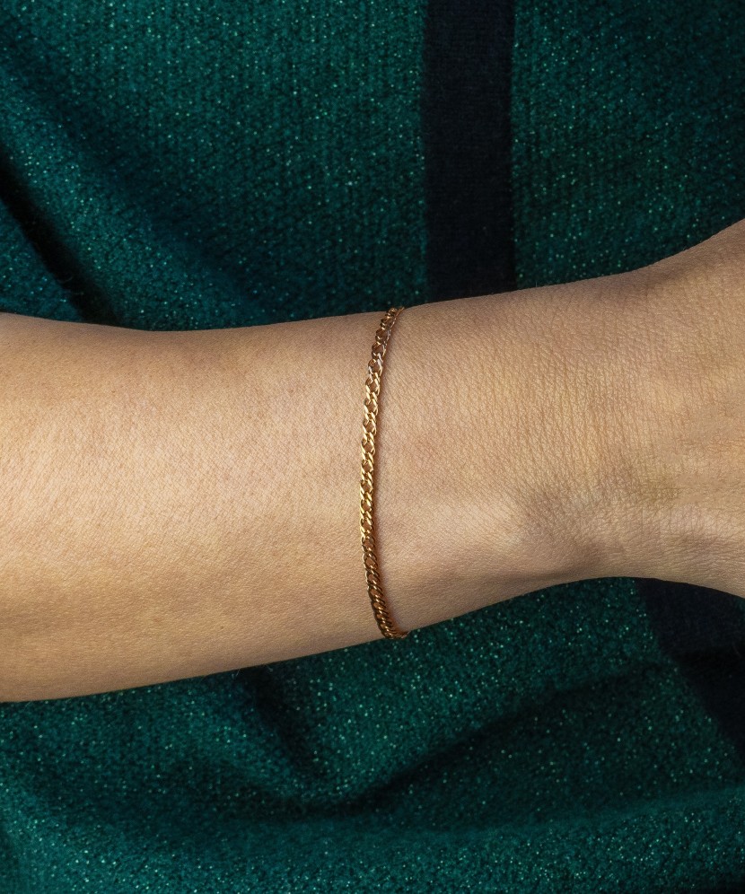 Gold bracelet "Rombo" 2.8mm Gold bracelet "Rombo" 2.8mm