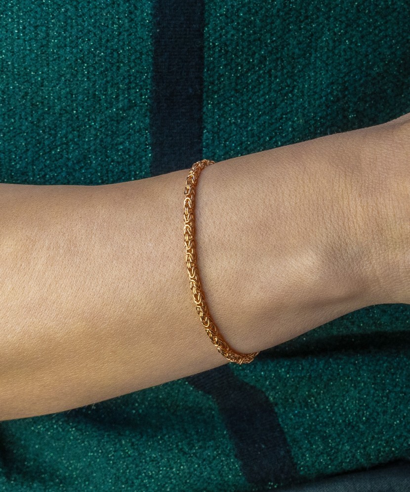 Auksinė apyrankė "Royal python"  - Goldinga