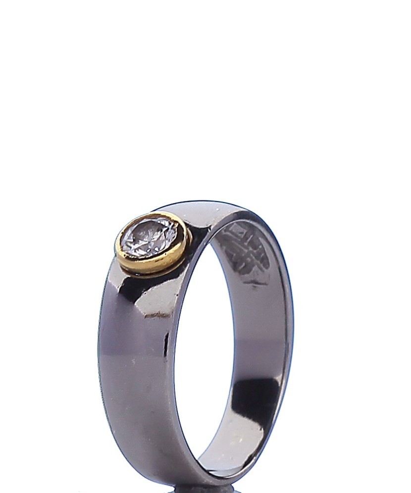 Sidabrinis žiedas su cirkoniu  - Goldinga