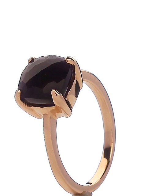 Auksinis žiedas su ametistu - Auksiniai žiedai - Goldinga