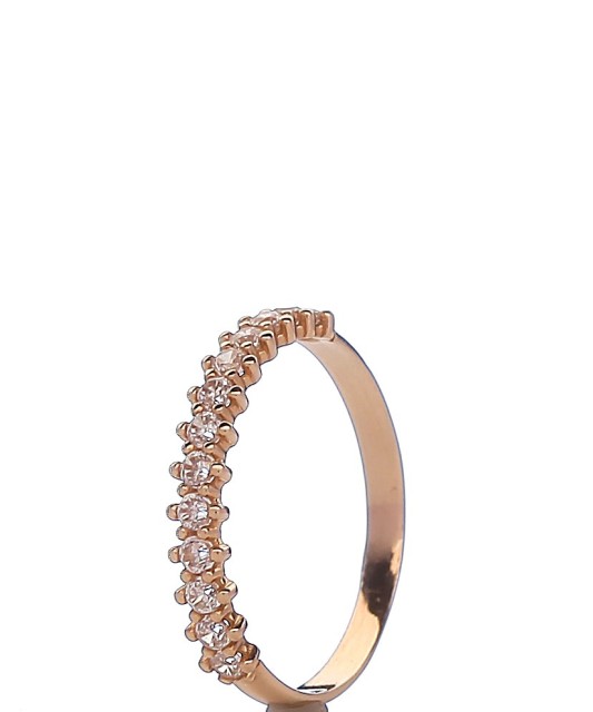 Auksinis žiedas su cirkoniais  - Goldinga