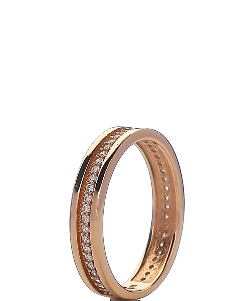 Auksinis žiedas su cirkoniais - Auksiniai žiedai - Goldinga Auksinis žiedas su cirkoniais - Auksiniai žiedai - Goldinga