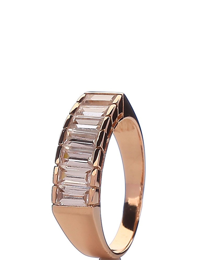 Auksinis žiedas su cirkoniais - Auksiniai žiedai - Goldinga Auksinis žiedas su cirkoniais - Auksiniai žiedai - Goldinga