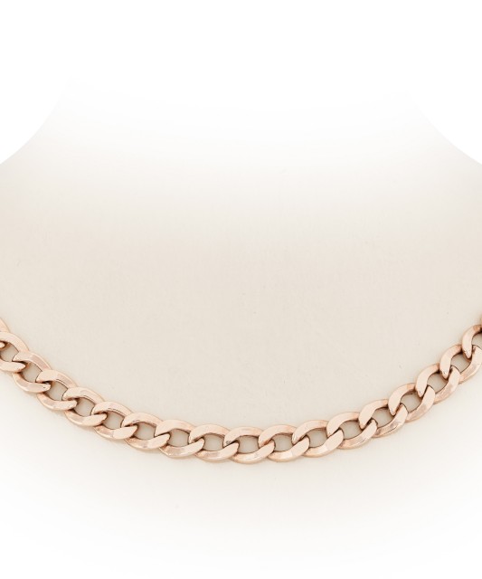 Gold chain "Curb" 8.5mm