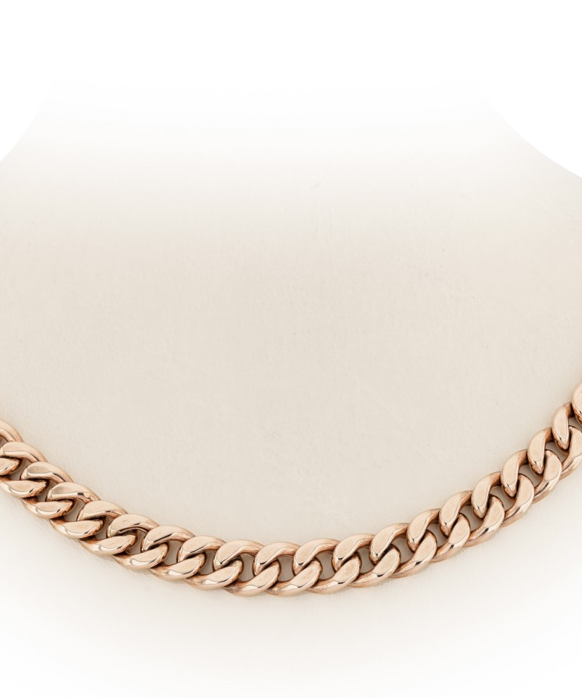 Gold chain "Curb" 8.8mm