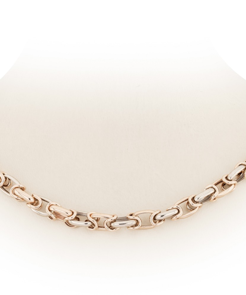 Gold chain "Byzantine" 6.7mm