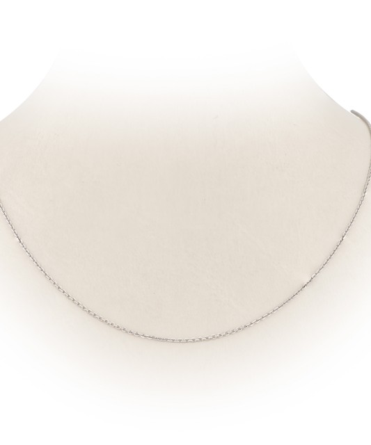 White gold chain "Anchor" 1.2mm