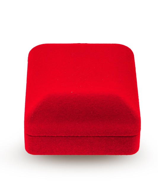 Коробочка прямоугольная красная