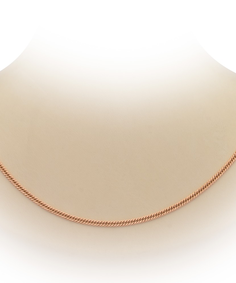 Gold chain "Double curb" 2.4mm