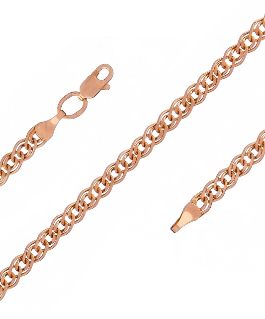 gold bracelet "Mona Liza" 4.5mm