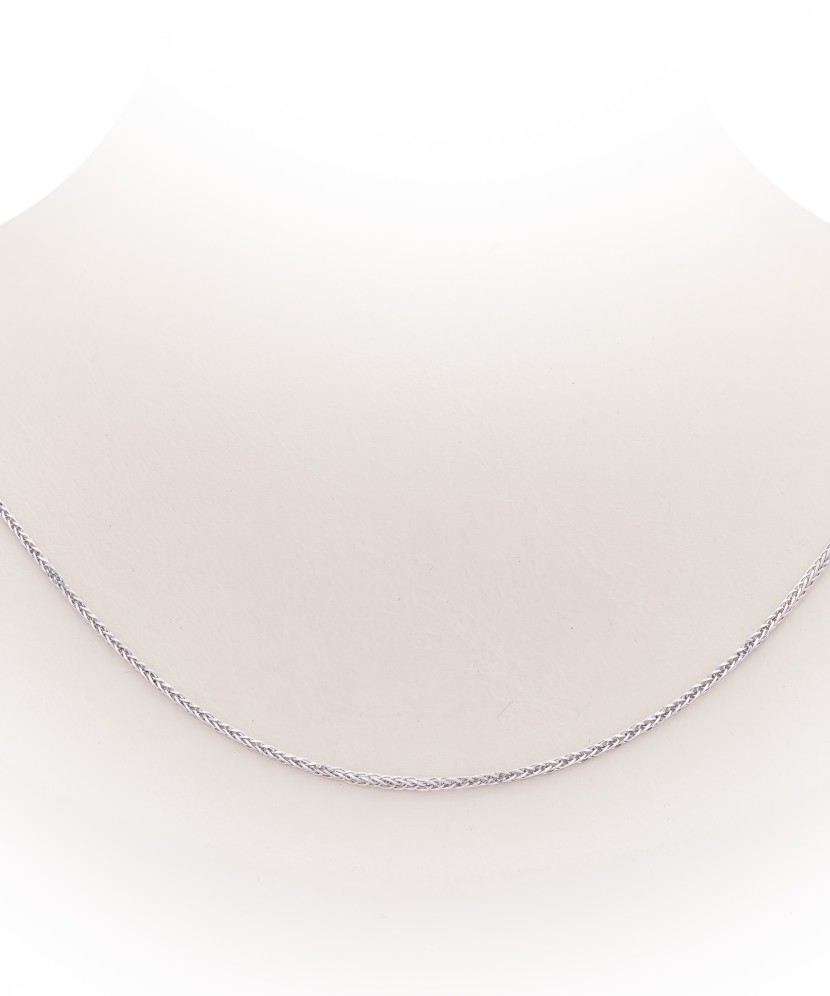 White gold chain "Spiker" 1.5mm