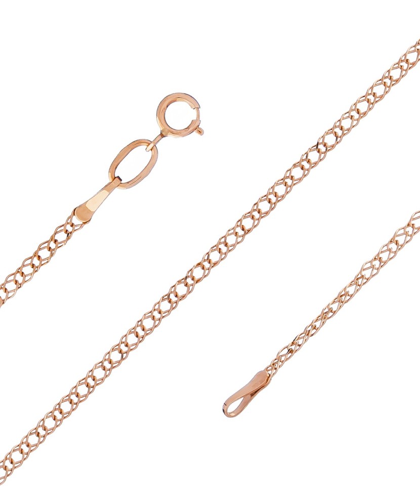 Gold chain "Rombo" 2mm