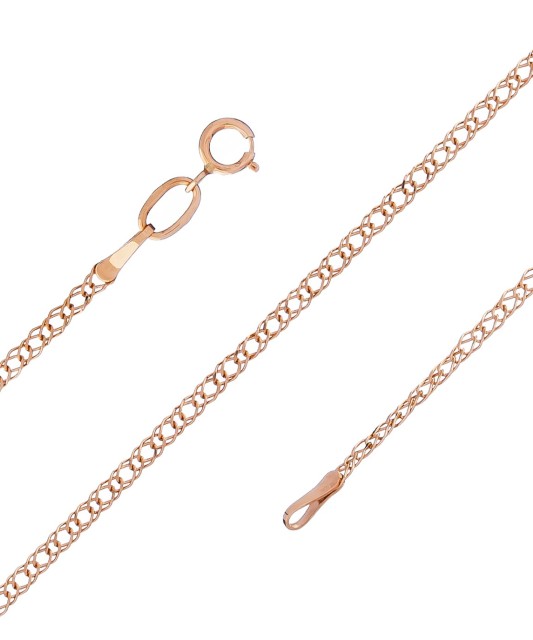 Gold chain "Rombo" 2mm