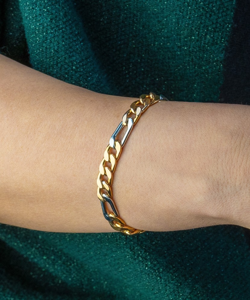 Gold bracelet "Figaro" 7.5mm Gold bracelet "Figaro" 7.5mm