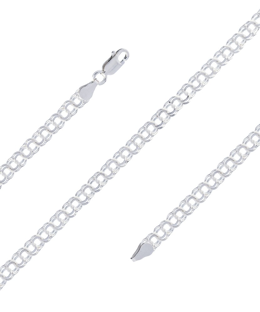 Серебряный браслет "Bismark" 4.5mm