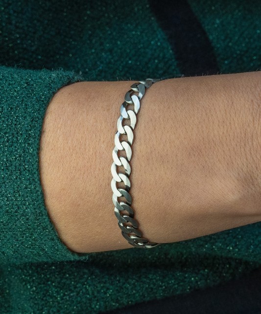 Sterling Silver bracelet "Curb"