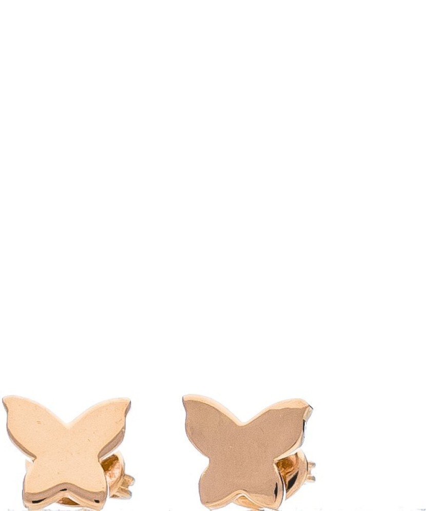 Auksiniai auskarai "Drugeliai"  - Goldinga