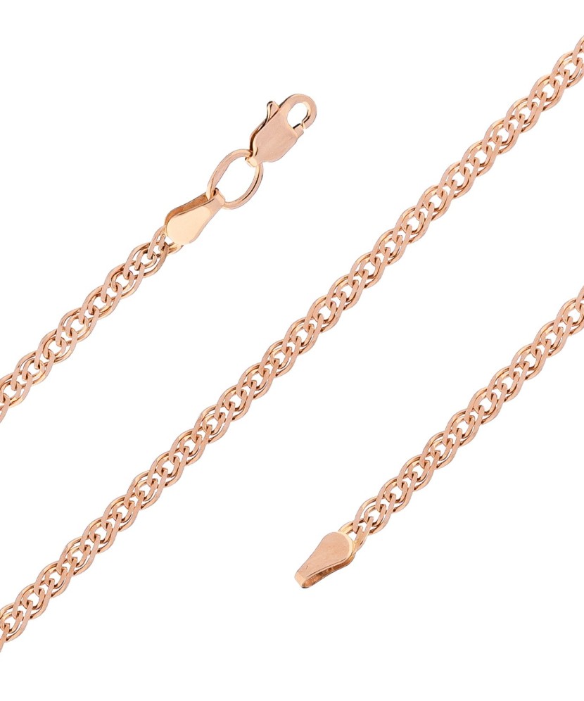 Solid gold chain "Mona Liza" 4.2mm