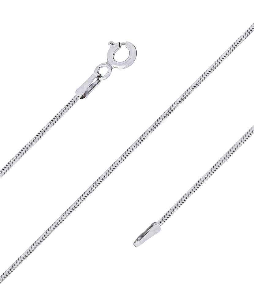 Sterling silver chain "Snake" 1.4mm