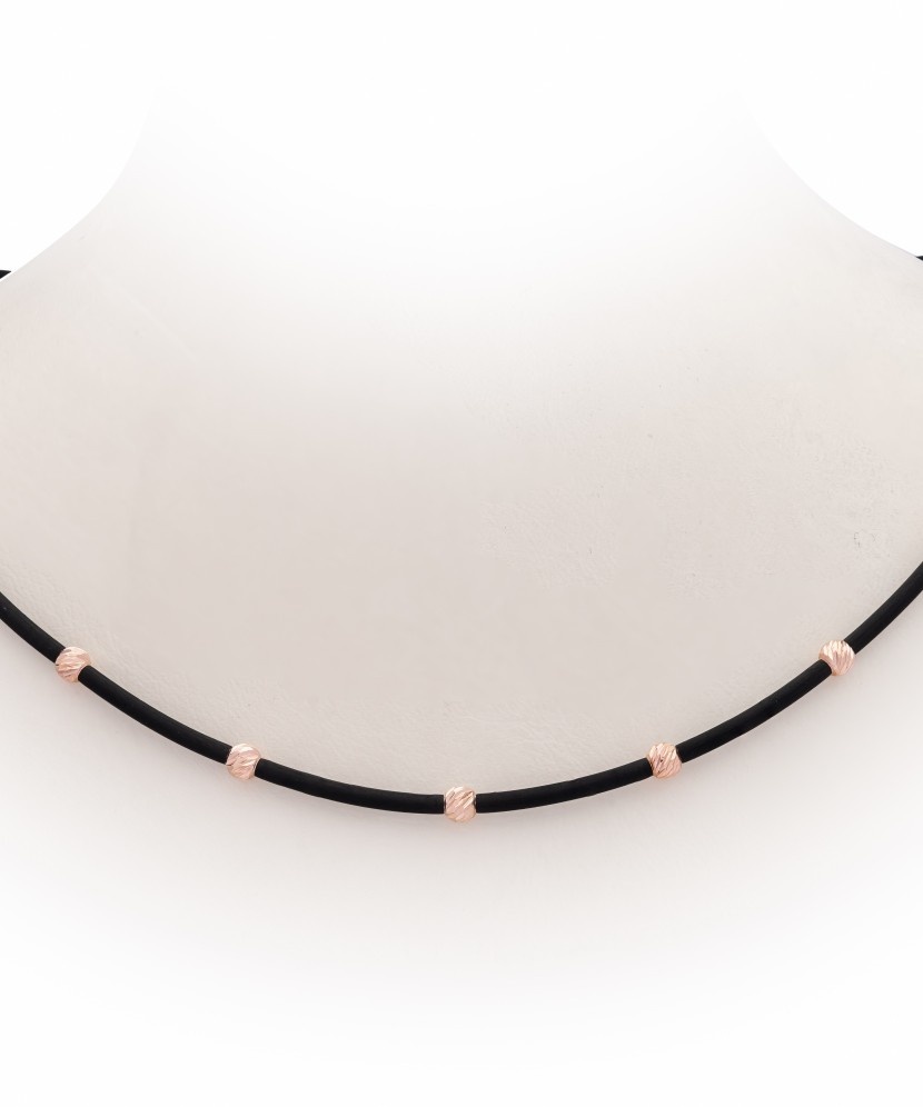 Kaučiukinė grandinėlė su auksu  - Goldinga