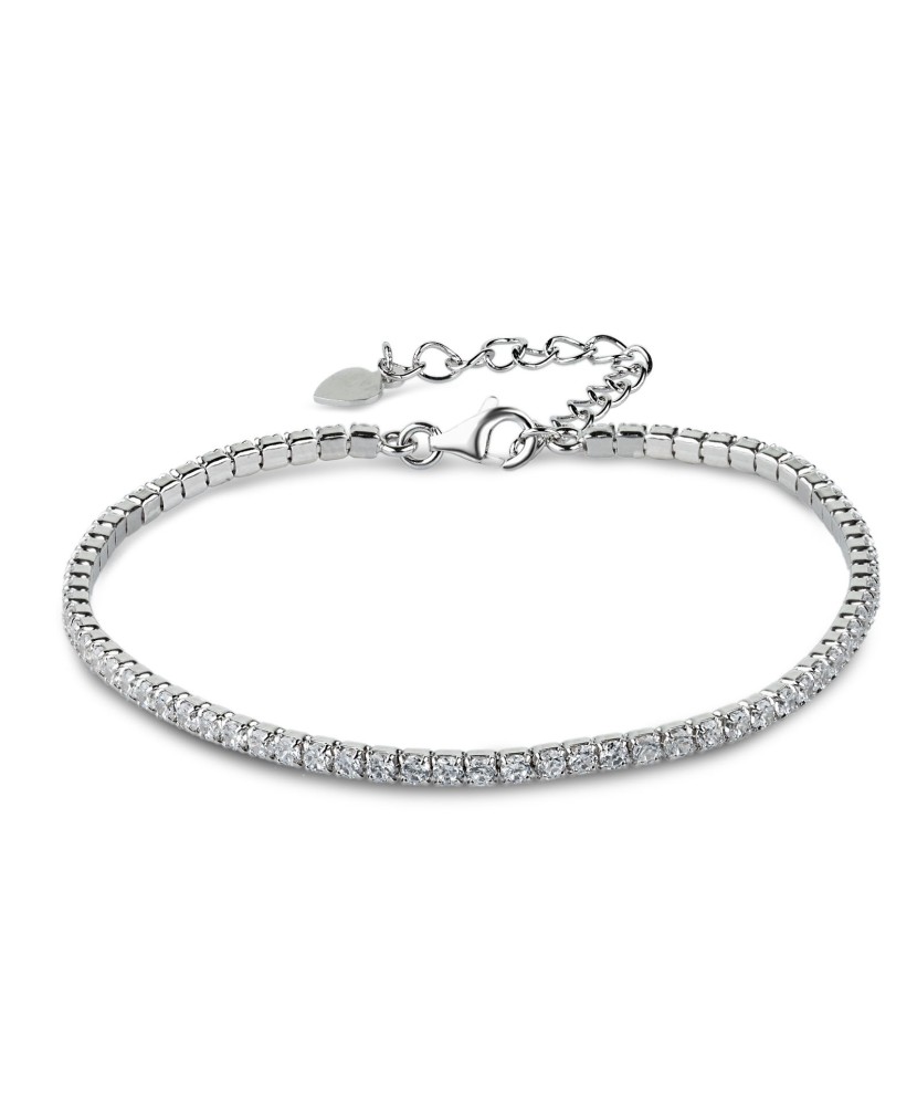 Sterling Silver bracelet with zircons
