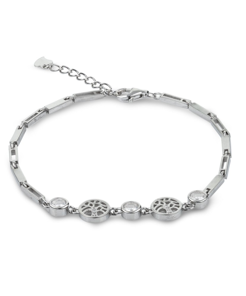 Sterling Silver bracelet with zircons