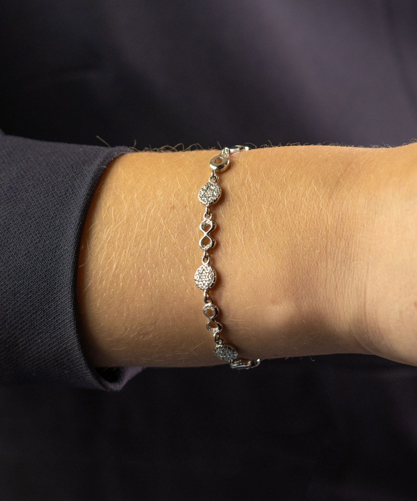 Sterling Silver bracelet with zircons Sterling Silver bracelet with zircons