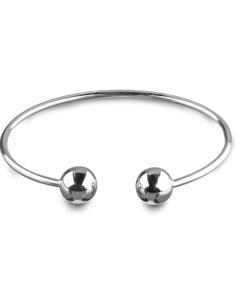 Sterling silver hard bracelet