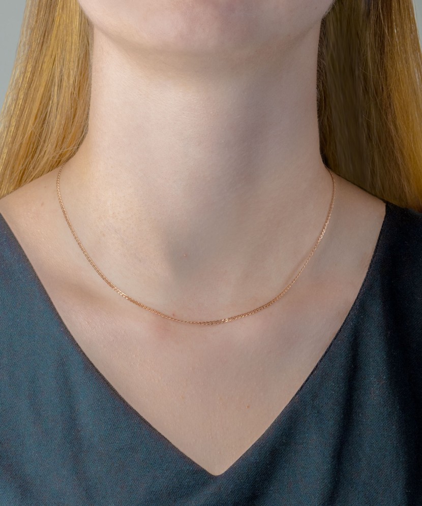 Золотая цепочка „Mona Liza“ 3mm