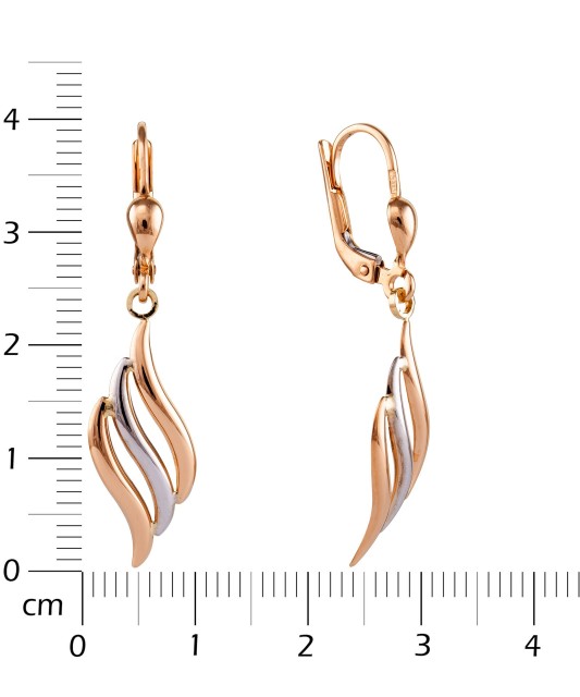 Gold earrings