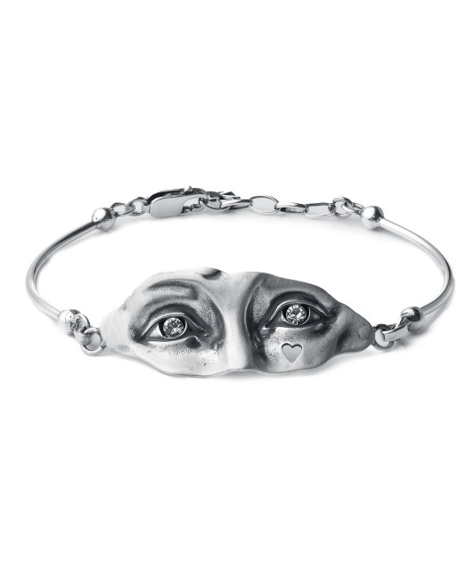 Sterling Silver bracelet with zircons