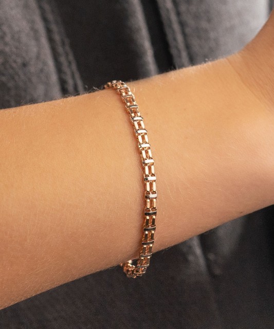 Gold bracelet 4mm