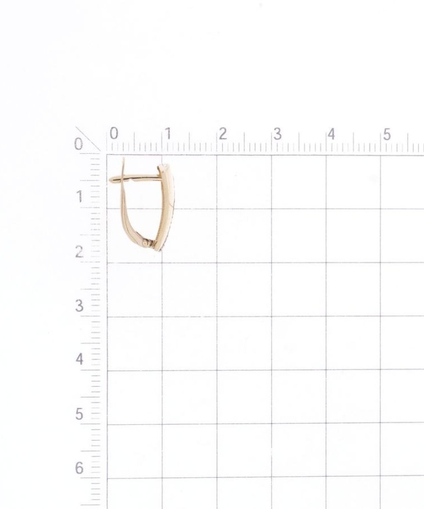 Auksiniai auskarai su cirkoniais - Auksiniai auskarai - Goldinga