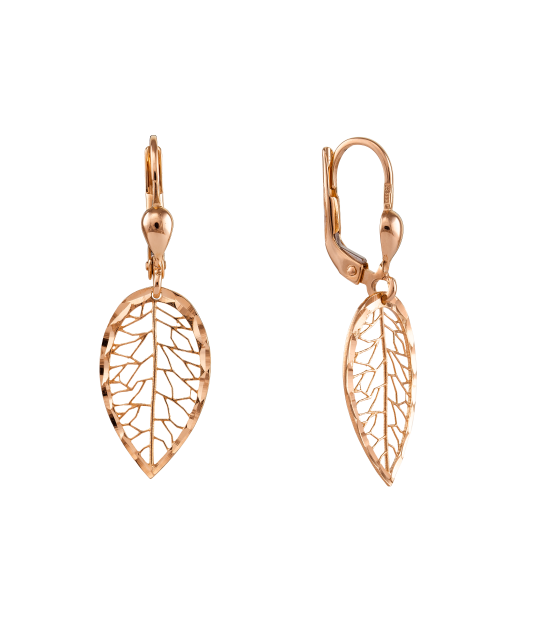Gold earrings