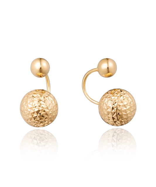 Gold earrings