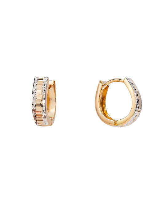 Gold earrings