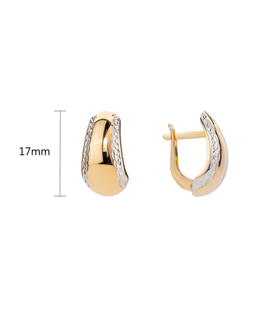 Gold earrings