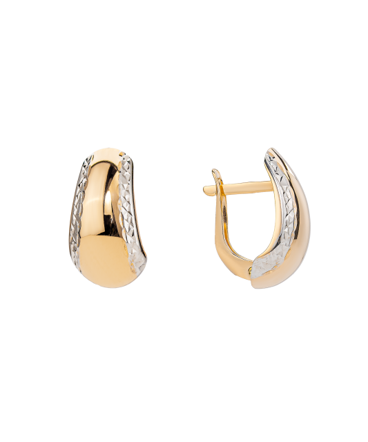 Gold earrings