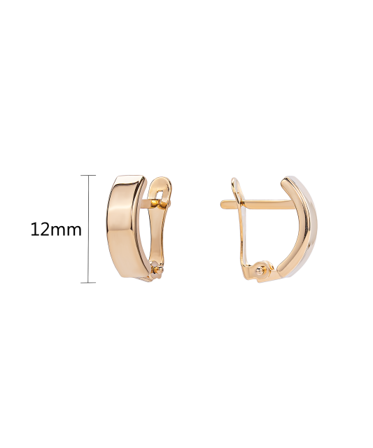 Gold earrings