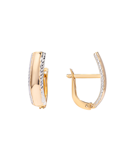 Gold earrings
