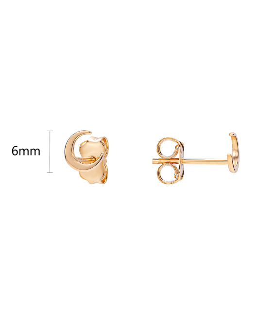Gold earrings