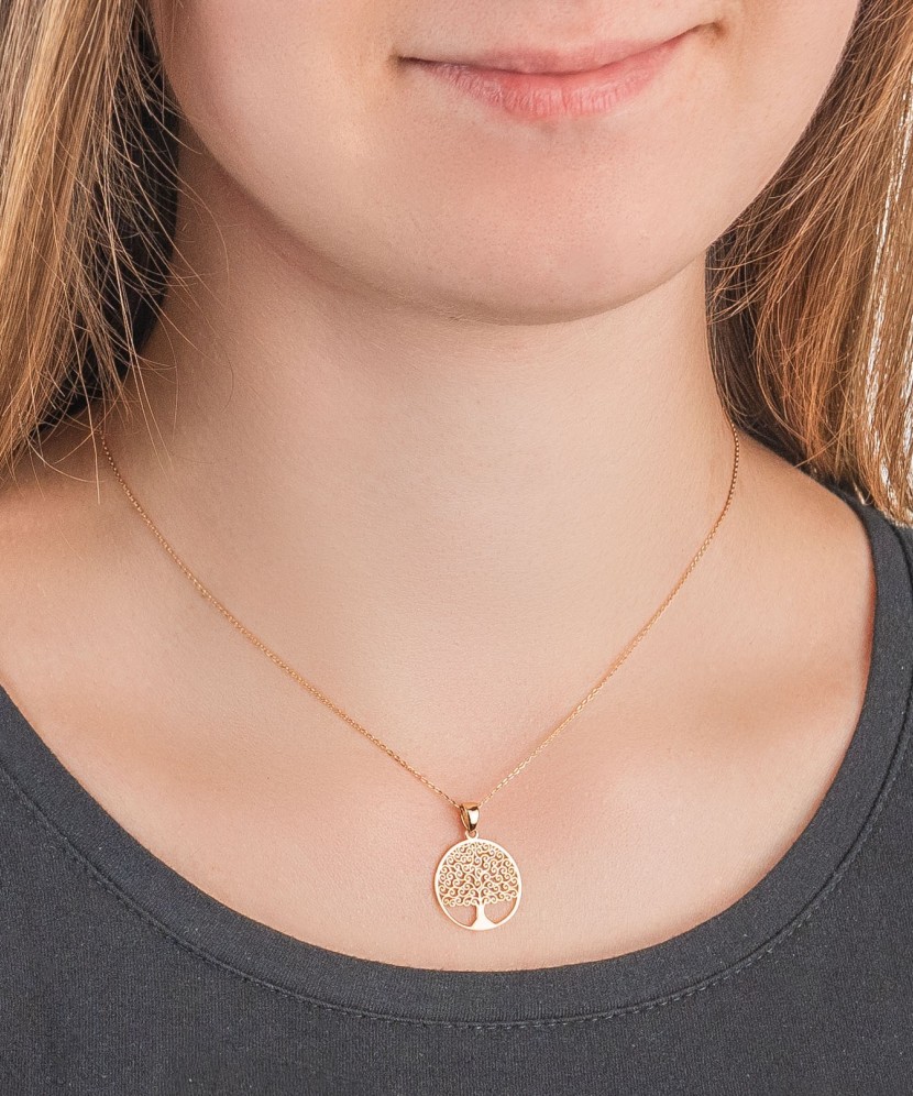 Gold pendant "Tree of life"