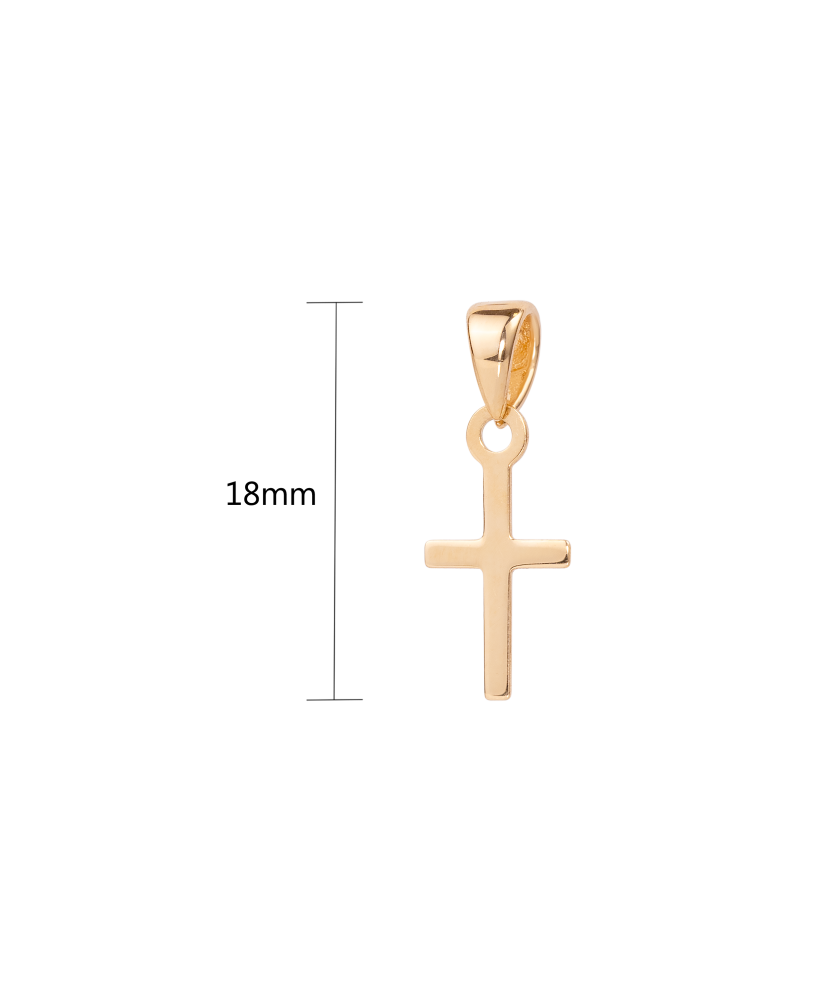 Gold pendant "cross"