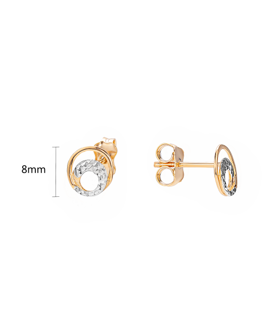 Gold earrings