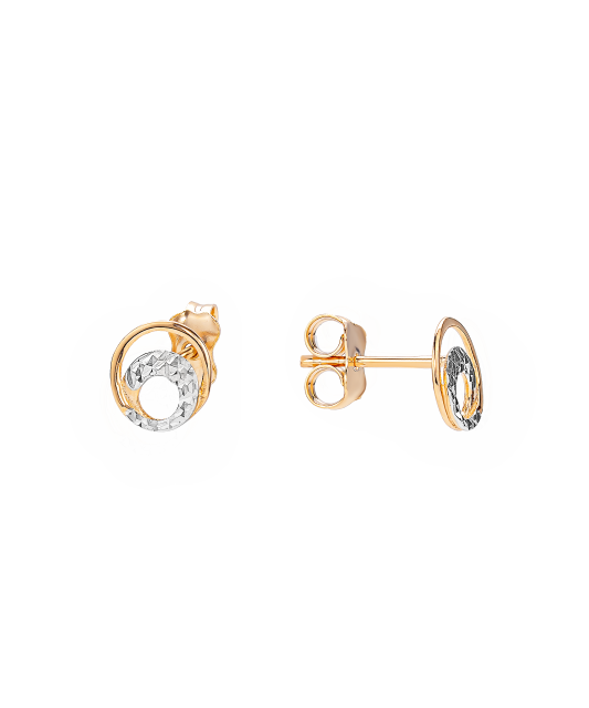 Gold earrings