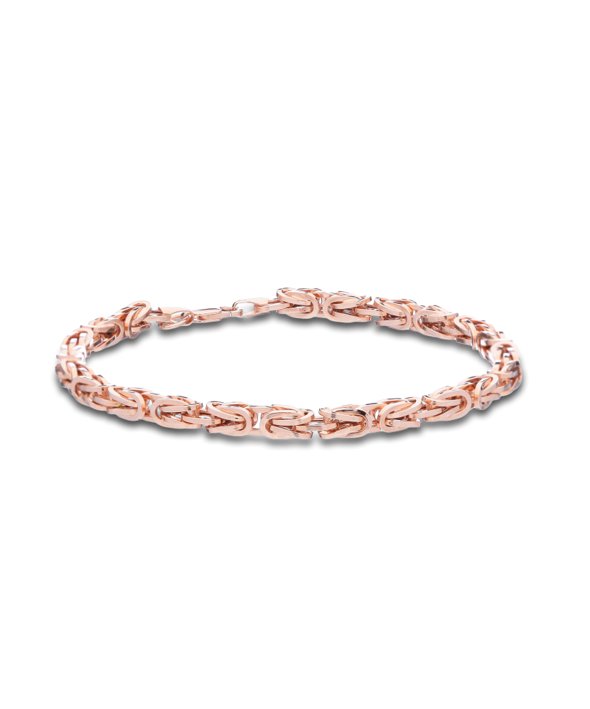 Gold bracelet "Royal python" 3.9mm