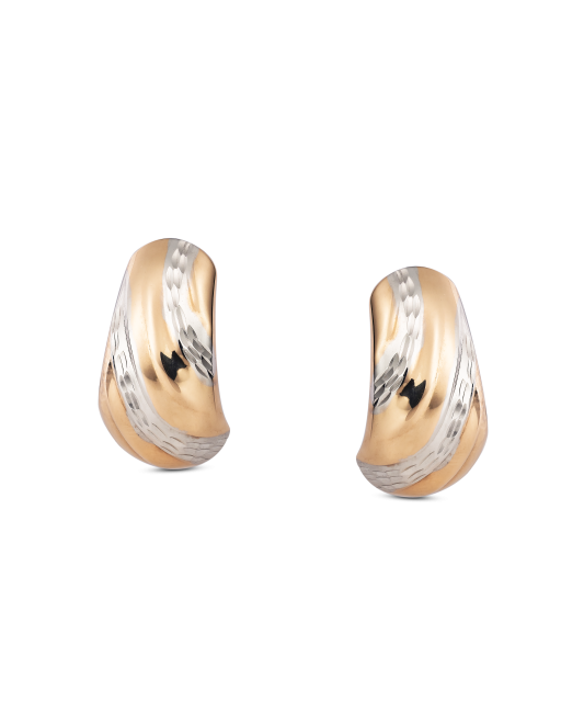 Gold earrings