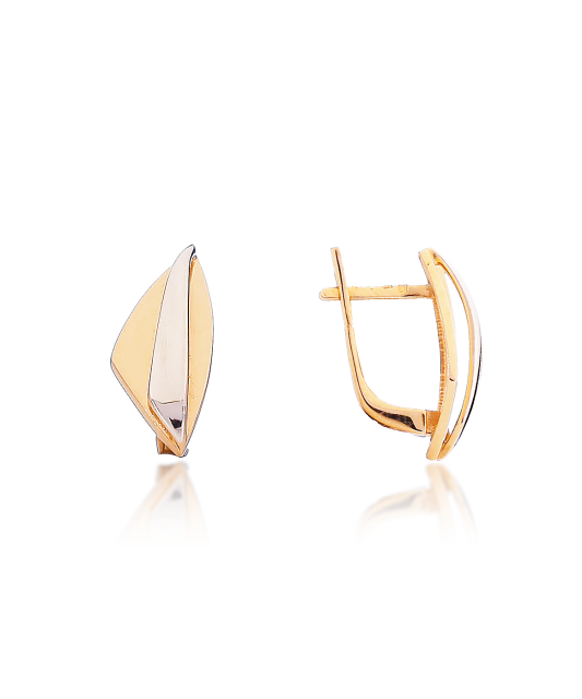 Gold earrings