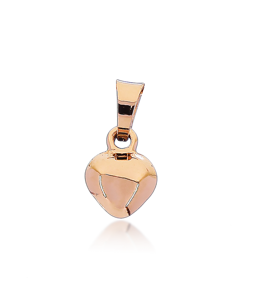 Золотой подвеска "Сердечко"