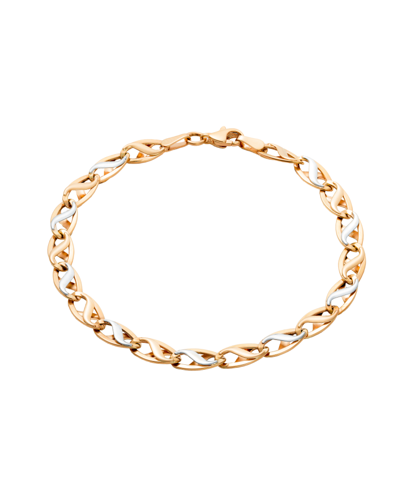 Gold pendant with zirconium "hummingbird"